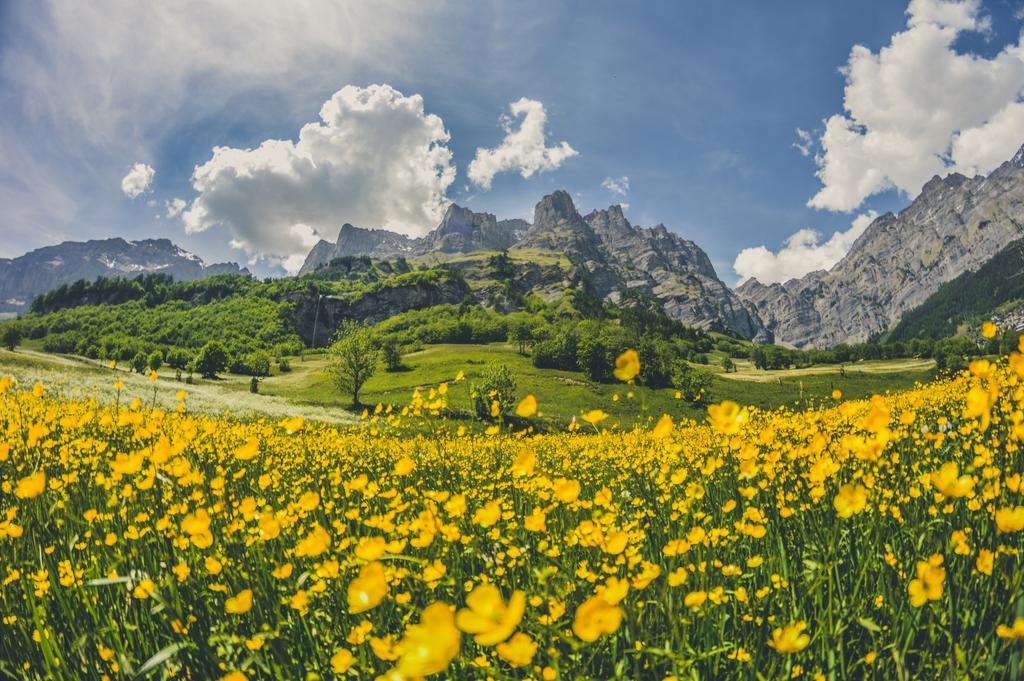 Appartementhaus La Promenade Leukerbad Esterno foto